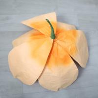 Flores de narciso de papel coloridas a gran escala, flores de papel arrugado de 50 cm, arreglo para eventos de boda, fondo de boda, flores simuladas en 3D - details 10