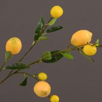 Rama de limón Artificial de lujo, árbol frutal de simulación de plástico elegante, fruta de limón Artificial hecha a mano para interiores y exteriores - details 6