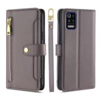 Magnético de cuero multifuncional para LG K52, funda protectora con cremallera, de moda - details 8