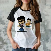 Camiseta de Estopa para mujer, camiseta Y2K para niña, ropa japonesa de cómic y2k - details 0