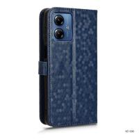 Funda de Cuero Corrugado Sencillo para Motorola Moto G14 G 4G Carcasa de Teléfono Móvil Sólida de Color Sólido - details 4