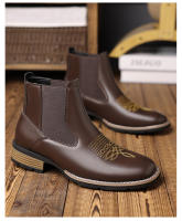 Jersey bordado, botas Chelsea para hombre - details 2