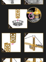 Grúa y Vehículo de Construcción para Niños, juego de Juguetes de Aleación, Modelo Realista de Maquinaria de Ingeniería - details 3