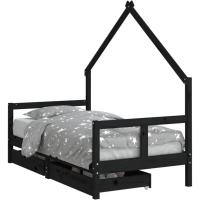 Estructura de Cama Infantil con cajones Madera de Pino 80x160cm - details 71