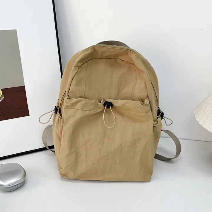 Color sólido, Mujer, Hombre, Mochila, Hombros, Universidad, Viajes, Nuevo, Gran capacidad, Almacenamiento - 1