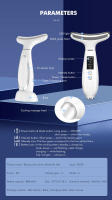 Equipo de Belleza Levantamiento y Decoloración del Hogar de las Líneas del Cuello Masajeador Reafirmante Facial Introductor de Microcorriente Cuidado de la Piel Facial - details 27