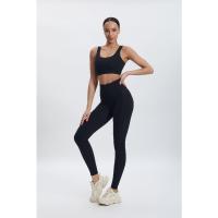 Sujetador deportivo de yoga para mujer de alto impacto, espalda abierta, sin costuras, top deportivo para fitness y entrenamiento - details 0