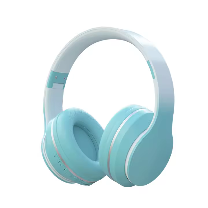 Auriculares Bluetooth Inalámbulos de Música with Luz LED de Color Degradado - 1