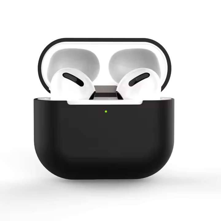 Fundas y cubiertas para auriculares inalámbricos, cubierta suave ultrafina, silicona líquida dividida para IOS 3 - 1