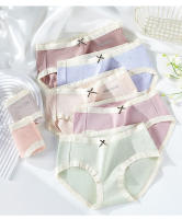 7Pcs Pure Cotton Women Panties Soft Underwear Lovely Young Girls Panty Breathable Briefs Sexy Ladies Underpants Female Lingerie - details 1
