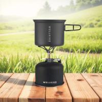 Mini estufa de camping plegable de 2000W, quemador de soporte ligero, mini estufa de gas para cocinar al aire libre - details 2