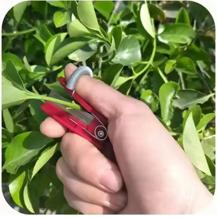 Cortes Seguros de Fruta Anillos de Corte de Jardín Multifuncionales con Protector de Dedos - 1