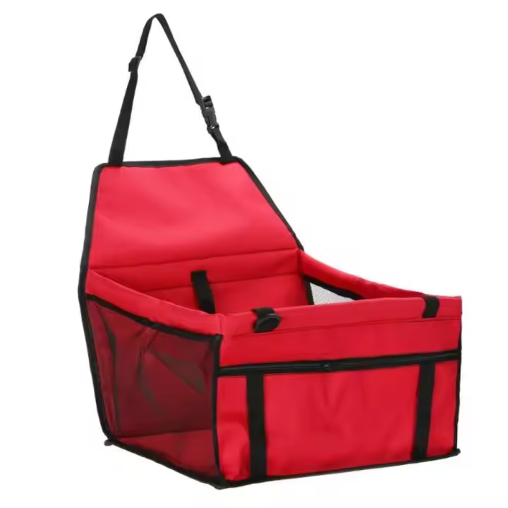 Bolsa de Asiento Plegable para Mascotas Segura y Impermeable para Perro, Gato, Cachorro de Coche - 1