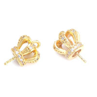 Colgante de Abalorio de Cuentas de Medio Agujero de Oro 18K Material de Metal de China - details 31