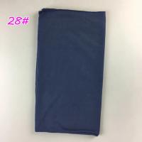 Hijab de algodón liso para mujer, chal largo y elástico, bufanda de red para el cuello, Sjaal musulmán, 35 colores, 180x80Cm - details 42