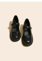 Nuevo Four Seasons Commuter francés boca ligera plataforma tacón zapatos de las mujeres británico pequeño zapatos de cuero - details 21