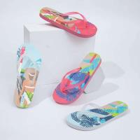Chanclas de verano a la moda para mujer, Sandalias planas distintivas, plantilla EVA, zapatillas de goma informales para exteriores, zapatos de playa al por mayor - details 5
