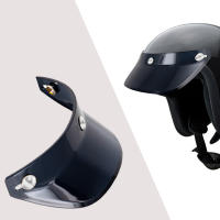 Casco Vintage para motocicleta, Protector de visera solar, Escudo de pico negro para proteger del sol - details 4