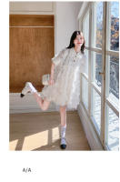 Vestido de Parche de Flecos de Alta Gama para Mujer Verano 2025 Estilo Francés, Vibe de Princesa Joven - details 8