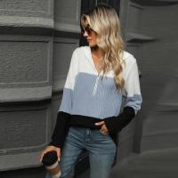 Sudadera con capucha con cremallera para mujer, suéter suelto de manga larga, tops de moda, - details 4