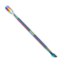 Herramientas de Manicura de Titanio Holográfico Set de 2 Piezas Pulverizador de Piel Muerta Doble Resorte Cortador de Uñas - details 3
