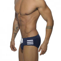 Calzoncillos Nation xer para hombre, pantalones cortos a rayas, traje de baño deportivo para surfear en la playa, aguas termales - details 1