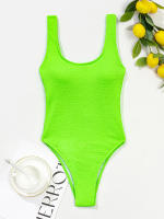 Bañador Sexy de una pieza para mujer, ropa de baño femenina de realce, Tanga, traje de baño brasileño, 2023 - details 8