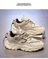 2025 primavera otoño nuevos zapatos deportivos y de ocio para correr de papá negro de suela gruesa China - details 9