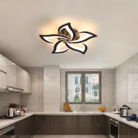 Goeco Lámpara de Techo LED 5 Cabezas 60W 7200LM Iluminación Interior Moderna Acrílico Metal - details 5