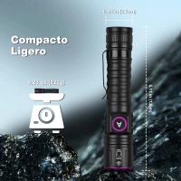 Linterna LED ultravioleta UltraFire SP69 Zoom de 365 a 395 nm Resistente al agua - details 5