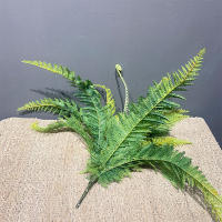 Helecho de Boston, flor artificial de 56 cm, planta de plástico verde, hojas hechas a mano, flor falsa, decoración del hogar de jardín, boda - details 1