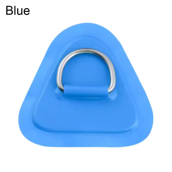 Almohadilla de PVC para canoa, parche para bote inflable, balsa, bote, Kayak, tabla de surf, SUP, anillo triangular en D - 1