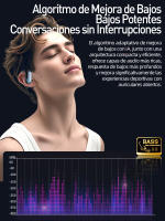 2025 SANLEPUS Auriculares Inalámbricos Bluetooth 5.4 | Oreja Abierta Ultra Ligeros para Deporte | Ideales para Correr/Gimnasio | 45h Duración | Compatible iPhone/Android/Xiaomi - details 4