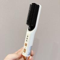 La nueva plancha de pelo inalámbrica no daña el cabello, y la plancha de pelo de doble propósito multifunción portátil recargable para el hogar. - details 13