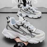 Dropshipping Logo 2025 correr de moda para hombres estilo Casual para caminar zapatos deportivos gruesos de diseñador transpirables - details 3