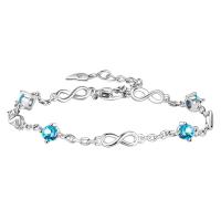 Pulsera de plata de alta calidad para mujer, cadena de varios estilos para fiesta de boda, hermoso regalo de joyería - details 8