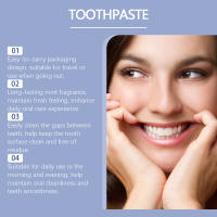 Pasta de dientes limpiadora para una limpieza suave y fresca del aliento, cuidado bucal, brillo y cuidado de los dientes - details 4