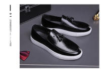 Zapatos de cuero de pie de moda, zapatos casuales de negocios con personalidad para hombres - details 11