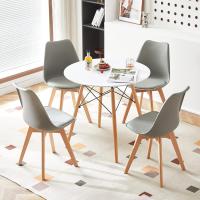 Comedor Redondo, Mesa Torre Moderna y Patas de Madera de Hay, 80 * 75 cm - details 5