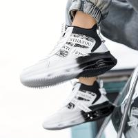 Zapatillas de deporte unisex de moda, zapatos de calle casuales con cordones de caña media, calzado deportivo de viaje antideslizante, zapatos deportivos ligeros y versátiles de caña alta para hombres y mujeres - details 8