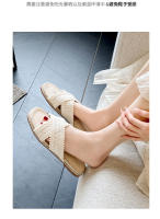 Sandalias De Pescador Tejidas Con Hierba Verano Para Mujer Nuevo Plano Sanya Nicho De Vacaciones De Viaje Zapatos Romanos Franceses - details 20