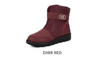 Botas de nieve de gran tamaño para mujer, zapatos cálidos de terciopelo de algodón, impermeables y antideslizantes, novedad - details 2