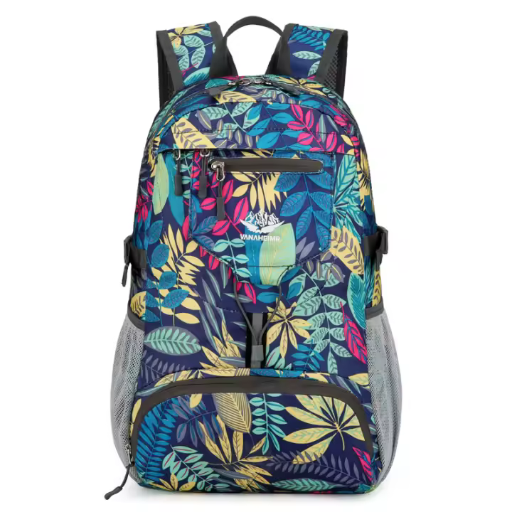 Mochila de Senderismo Plegable y Portátil de Gran Capacidad Multifuncional para Escalada, Ciclismo, Acampada Bolsa de Hombro para Exteriores - 1