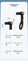 Masajeador Portátil de Fitness Moderno Pistola de Masaje Extendida para Alivio Muscular - details 16