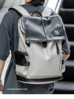 Mochila de cuero para hombre, mochila vintage para ordenador portátil de 15,6 pulgadas, mochila de viaje duradera impermeable, mochila de cuero universitaria - details 13