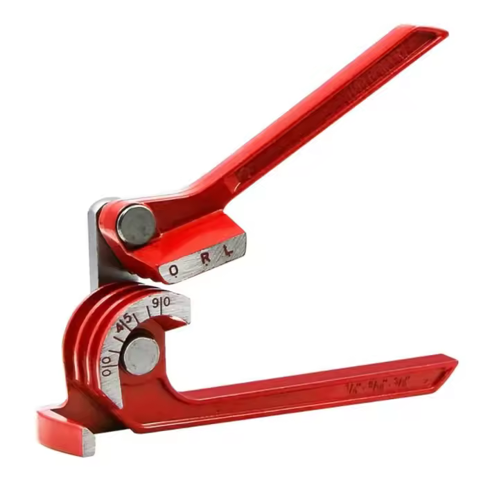 Dobladora de tubos manual, dobladora de tubos ajustable 3 en 1, dobladora de cobre británica de alta resistencia, herramienta para doblar tubos - 1