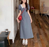 Vestido de Encaje de Alta Gama con Mangas Cortas Estilo Hepburn para Mujeres - details 15