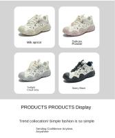 Zapatos de calle informales para mujer, zapatillas de suela gruesa con aumento de altura, versión coreana, color blanco, Primavera - details 1