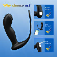 Consolador masajeador de próstata Unisex, vibrador con Control remoto por aplicación, tapón anal Gay, inalámbrico, productos para adultos - details 9