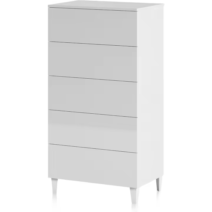 Modelo Loft, Acabado en Color Blanco Brillo, Medidas: 61 cm (Ancho) x 117 cm (Alto) x 40 cm (Fondo) - 1